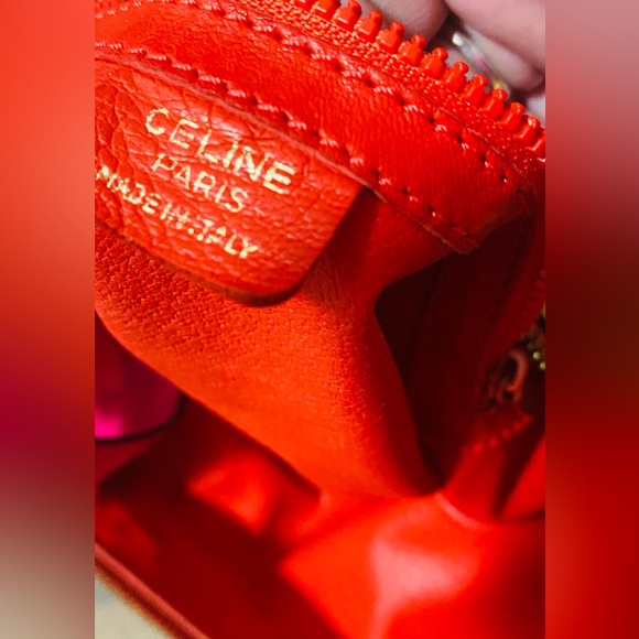 Celine multicolor genuine leather bucket bag - Picture 9 of 14